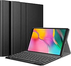 FINTIE Keyboard Case for Samsung Galaxy Tab A 10.1 2019 Model SM-T510/T515/T517, Slim Shell Lightweight Stand Cover with Detachable Wireless Bluetooth Keyboard, Black