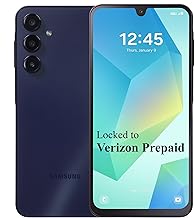 Prepaid Samsung Galaxy A16 5G, 128GB, 50MP Triple Camera, Android Smartphone, 6.5" FHD+ Super AMOLED 90Hz Display, Long-Lasting Battery - Locked to Verizon - Awesome Black
