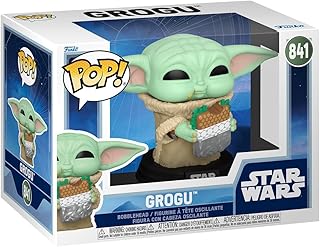 Pop! Star Wars: Mandalorian & Grogu - Grogu with Food - Collectable Vinyl Figure - Gift Idea - Official Merchandise - Toys for Kids & Adults - Sci-Fi Fans