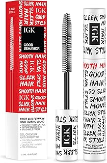 IGK Good Behavior Frizz & Flyaway Hair Taming Wand – Lightweight Gel Control Stick for Smooth, Sleek Hair, Anti-Frizz Styling, 0.24 oz