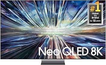 75-Inch Class Neo QLED 8K QN900D Series Mini LED, Neo Quantum HDR Smart TV w/Dolby Atmos, Object Tracking Sound Pro, AI Motion Enhancer Pro, Alexa Built-in (QN75QN900D, 2024 Model)
