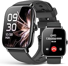 Smart Watch for Women Men- Answer/Make Call, 2025 IP68 Waterproof Fitness Step Tracker Watch with Sleep Monitor/Activity Counter/110+ Sport Mode, Smartwatch for Andriod iPhone iOS Samsung Compatible