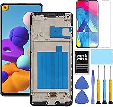 for Samsung A21s Screen Replacement kit for Samsung Galaxy a21s a217 Screen Replacement 2020 SM-A217M/DS LCD Display Touch Digitizer Assembly 6.5 Inch (A21S with Frame)