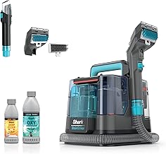 Shark StainStriker | Portable Carpet, Upholstery & Area Rug Cleaner | 2 Tools | Self-Cleaning | Powerful Stain & Odor Remover | Deep Clean & OXY Solutions | Charcoal | PX221BRN