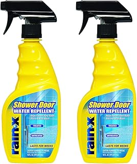 Rain-X 630023 Shower Door Water Repellent zozemkl, 16 Fl Oz (2 Pack)