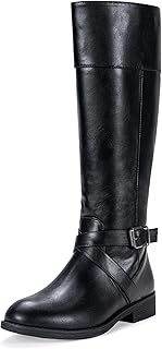 Women's 949 Knee High Boots,Tall Riding Boots Low Heel with Wide Calf and Wide Widths