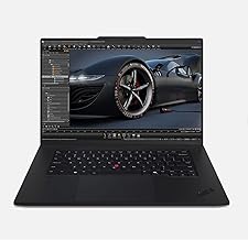 ThinkPad P1 Gen 7 Workstation Laptop - Intel Ultra 7 165H, NVIDIA RTX 3000 Ada, 32GB RAM, 1TB SSD, 16" 2.8K (2560 x 1600) IPS, Anti-Glare, 500 Nits, 5MP RGB+IR Camera, Windows 11P (21KV0017US)