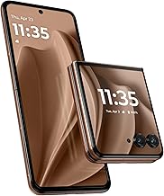 Motorola Moto Razr+ 2025, 256GB + 12GB RAM, Pantone Mocha Mousse - Unlocked