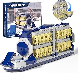 Droid Army Compatible with Lego, Platoon Attack Craft Building Set with 33 Battle Droids & 1 Pilot Droid, Battle Pack Toy Gift for Star Fans Boys Kids Ages 6+ (Upgrade Version)