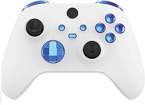 Replacement Buttons for Xbox Core Wireless Controller, Chameleon Purple Blue Bumpers Trigers Dpad ABXY Start Back Sync Share Keys Accessories Parts for Xbox Series X & S Controller
