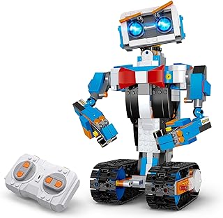 okk Robot Building Toys for Boys, STEM Projects for Kids Ages 6-12, Remote & APP Controlled Engineering Learning Educational Coding DIY Building Kit Rechargeable Robot Toy Gifts for Girls