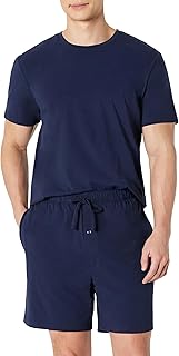 Men's Cotton-Modal Pajama Set, Short Sleeve T-Shirt and Shorts