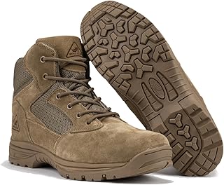 RYNO GEAR 6" Coolmax Tactical Combat Breathable Side Zip Boots