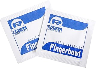 Royal Moist Wet Wipe Towelette, Individually Wrapped, Package of 1000