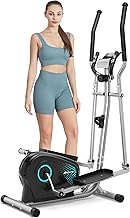 Elliptical Exercise Machine, Hyper-Quiet Magnetic Elliptical Machine for Home, 16-Level Resistance Elliptical Training Machines with 13.2LBS Flywheel, Pulse Sensor & LCD Monitor