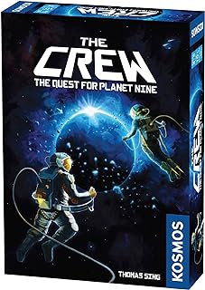 Thames & Kosmos The Crew - Quest for Planet Nine | Card Game | Kennerspiel des Jahres Winner | Cooperative | 3-5 Players | Ages 10+ | Trick-Taking | 50 Levels of Difficulty | Endless Replay