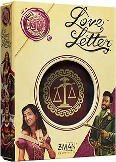 Asmodee Love Letter Card Game (2025 Refresh) - Deduction & Player Elimination Strategy Game for Kids & Adults, Ages 10+, 2-6 Players, 20 Minute Playtime