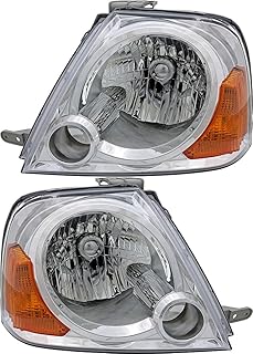 For Suzuki XL-7 Headlights Lamps Set 2004 2005 2006 Halogen Driver and Passenger Side