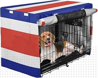Crate Covers for Dog Cages Privacy Kennel Cover Dog Crate Curtains Flag Costa Rica