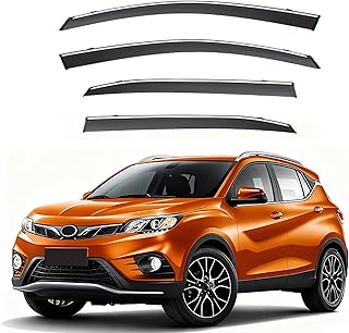 Window Visors Rain Guards Shield for Soueast DX3 2016-2023，Outside Tape-On Sun Guard Vent Visor Side Window Wind Deflectors Accessories