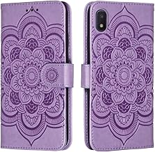 for Samsung Galaxy A10e Case Wallet with Card Holder Kickstand Magnetic Soft Leather Flip Fold Case for Samsung A10E Cover (Purple)