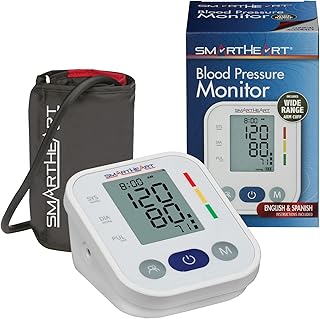 Blood Pressure Monitor | Wide Range Arm Cuff | 2-Person Memory | 198 Total Reading Storage | Excessive Movement Indicator | Easy to Use Automatic Inflation and Deflation