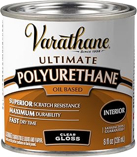 Varathane Oil-Based Ultimate Polyurethane, Half Pint, Gloss Finish