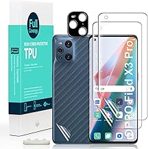for OPPO Find X3 Pro 5G Screen Protector,2-Pack,Hydrogel Film with Camera Lens Protector,Easy Installation Tool,Bubble-Free,Fingerprint Unlock Compatible,Anti-Shatter,Anti-Scratch