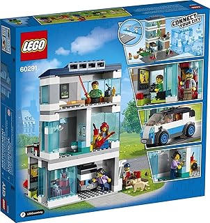 City Family House 60291 Building Kit; Toy for Kids, New 2021 (388 Pieces)