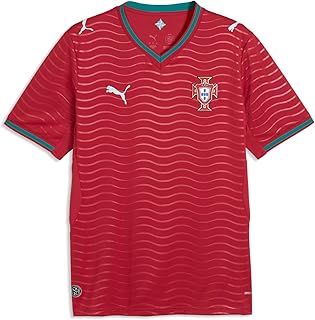 Mens Portugal Home Crew Neck Short Sleeve Jersey Casual