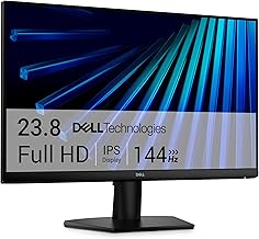 24 Monitor - SE2426H - 23.8-inch FHD (1920x1080) 144Hz 1ms Display, in-Plane Switching (IPS) Technology, AMD FreeSync™, TÜV 3-Star 2X HDMI, Tilt