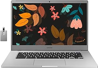 Chromebook 4+ Laptop, 15.6" FHD LED Display, Intel Celeron N4000, 4GB RAM, 64GB eMMC, HD Webcam, Wi-Fi 5, Bluetooth, Chrome OS, Platinum Titan, 32GB USB Card