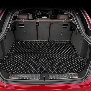 Car Trunk Mat for Soueast Motor/Soueast DX3 2016 2017 2018 2019, Custom Fit PU Leather Cargo Liner, All-Weather Waterproof Rear Trunk Liner Protector, Auto Interior Accessories