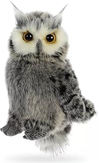 Playful Wild Life Barney Stuffed Animal - Comforting Companion - Imaginative Play - Gray 9 Inches