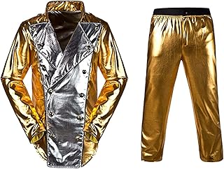 Men's Costume World Germany Tour Gold History Jacket with Pant