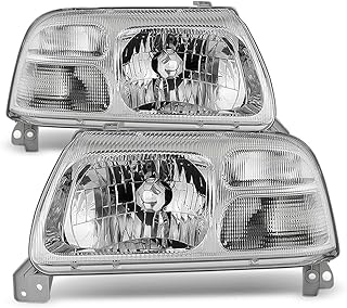 For 1999-2003 Suzuki Grand Vitara XL-7 Replacement Headlights Headlamps Driver + Passenger Side