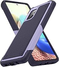 Designed for Samsung Galaxy A71 5G Case 2 in 1 Gift Militay Grade Drop Protective Rugged Heavy Duty Cover Shockproof Case for Galaxy A71 5G Phone Case for Women Men boy Girl (Purple+Blue)