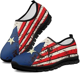 Womens Walking Shoes Slip On Casual Tennis Shoes Lightweight Non Slip Running Workout Athletic Gym Sneakers