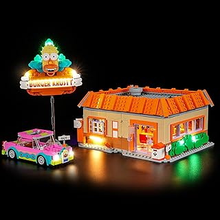 Light for Lego-10352 The Simpsons: Krusty-Burger - Led Lighting Kit Compatible with Lego Building Blocks Model - NOT Included The Model Set