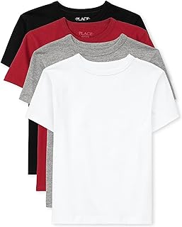 Boys' Basic V Neck T-Shirt 2 Pack