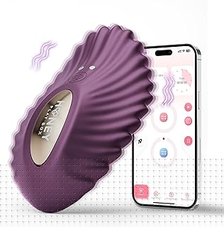 HoneyPlayBox Pearl 2 Wearable Panty Vibrator for Women, APP Remote Controlled Clitoral Vibrator Adult Sex Toy with 9 Vibration Modes, Quiet Wearable Vibrators & Sex Toys for Women's Pleasure,Purple