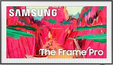 85-Inch Class The Frame Pro LS03FW 4K Neo QLED Mini LED Smart TV (2025 Model) Slim Fit Wall Mount Modern Frame Design with Wireless One Connect, NQ4 AI Gen3 Processor, Art Mode, Alexa Built-in