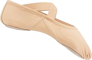 Ballet Shoes for Women Highly Stretch Canvas Dance Slipper Ballet Mesh Flats Non-Slip Yoga