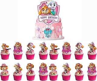 25PCS Cake Toppers Cupcake Toppers Cake Decorations Birthday Party Supplies Decorations (Style 5)