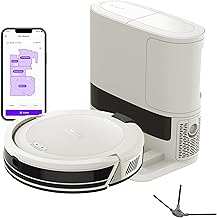 Navigator | Robot Vacuum Cleaner with Powerful Suction for Pet Hair, Rugs, Carpets & Hard Floors | Bagless Self-Empty Base | 30-Day Capacity | SmartPath LiDAR Navigation | White | AV2110S ​