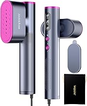 Jack ＆ Rose Travel Steamer for Clothes,100-220V Portable Iron,15s Heat Up,Steamer ＆ Iron 2 In 1, Travel Size,Large Ceramic Heat Panel,for Global and Europe