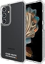 Case-Mate Tough Clear Samsung Galaxy S24 Case [16ft D3O Drop Protection] [Wireless Charging Compatible] Phone Case for Samsung Galaxy S24 [6.2"], Anti Yellow, Anti Scratch, Shockproof Materials, Slim