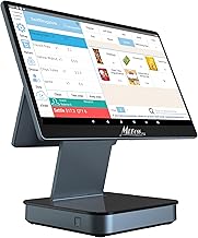 15.6" Android HD Dual Touch Screen POS Cash Register Lifetime Software Multiple Connections Point of Sale System for Small Business Retail Restaurant Supermarket Coffee Shop Grocery Store POS Terminal