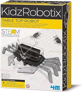4M 5576 Table Top Robot - DIY Robotics Stem Toys, Engineering Edge Detector Gift for Kids & Teens, Boys & Girls (Packaging May Vary)