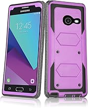 Asuwish Phone Case for Samsung Galaxy J7 Prime 2017 J 7 Skypro Sky Pro J7V V S727VL Cover Hybrid Shockproof Drop Proof Full Body Heavy Duty Cell Accessories Glaxay Halo 7J Perx J7prime Women Purple